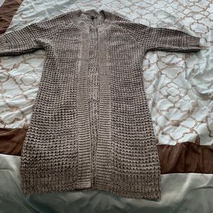 Express grey knit sweater